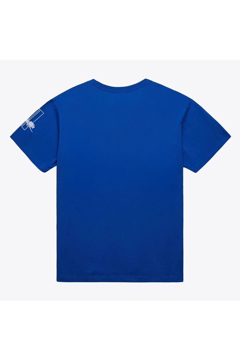 Men's Mitchell & Ness Blue Detroit Lions Head Coach Classic T-Shirt, Alternate, color, Blue