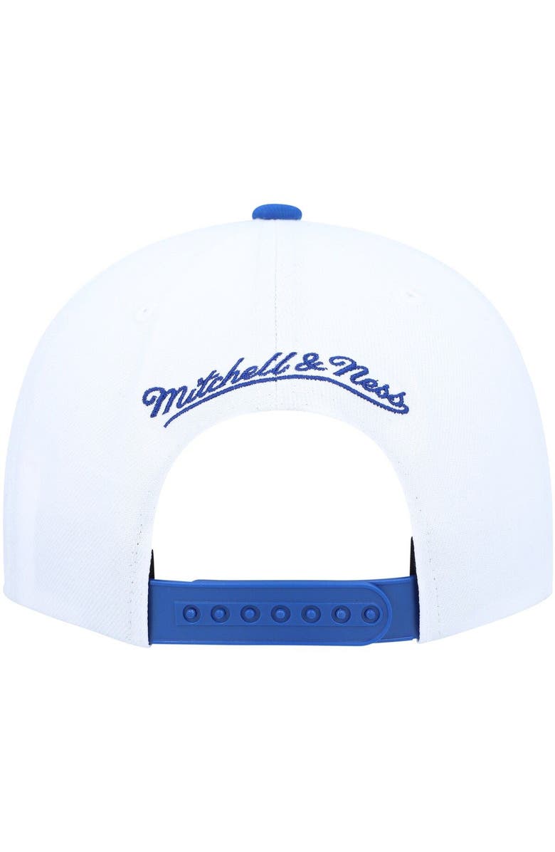 Mitchell & Ness Men's Mitchell & Ness White/Blue Montreal Canadiens Vintage Sharktooth Snapback Hat, Alternate, color, 