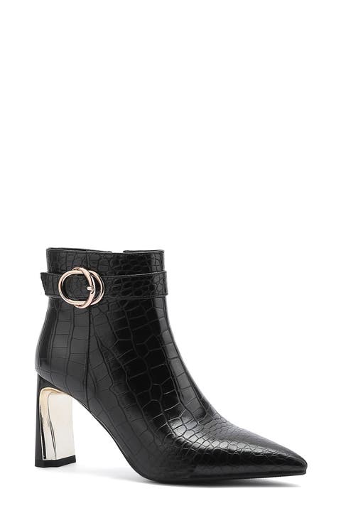 Groovy Croc Embossed Boot