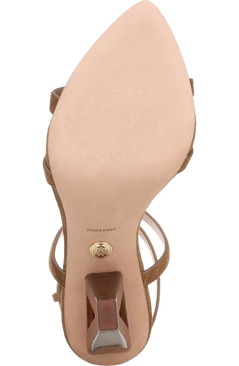 Veronica Beard Lanaya Ankle Strap Pointed Toe Sandal, Alternate, color,