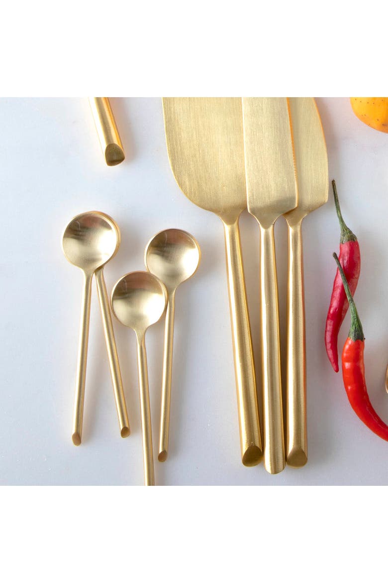 Luxe Mini Spoons - Set of 4, Alternate, color, Gold