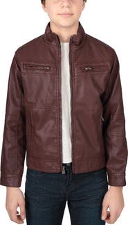 XRAY Faux Leather Casual Motorcycle Jacket