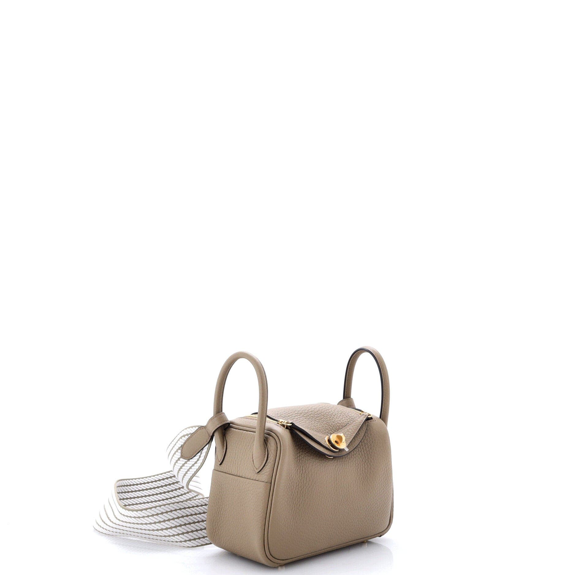 Lindy Bag Clemence Mini, Alternate, color, White