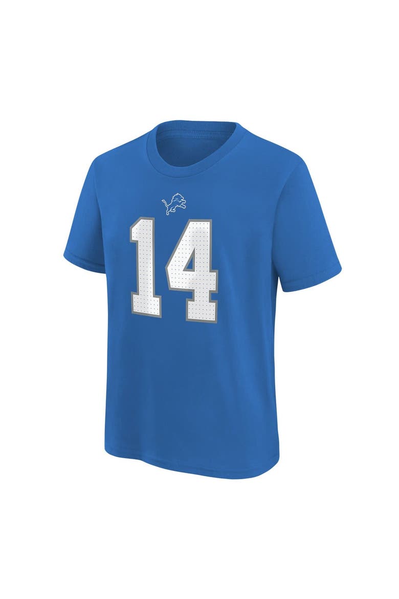 Youth Nike Amon-Ra St. Brown Blue Detroit Lions Player Name & Number T-Shirt, Alternate, color, Blue