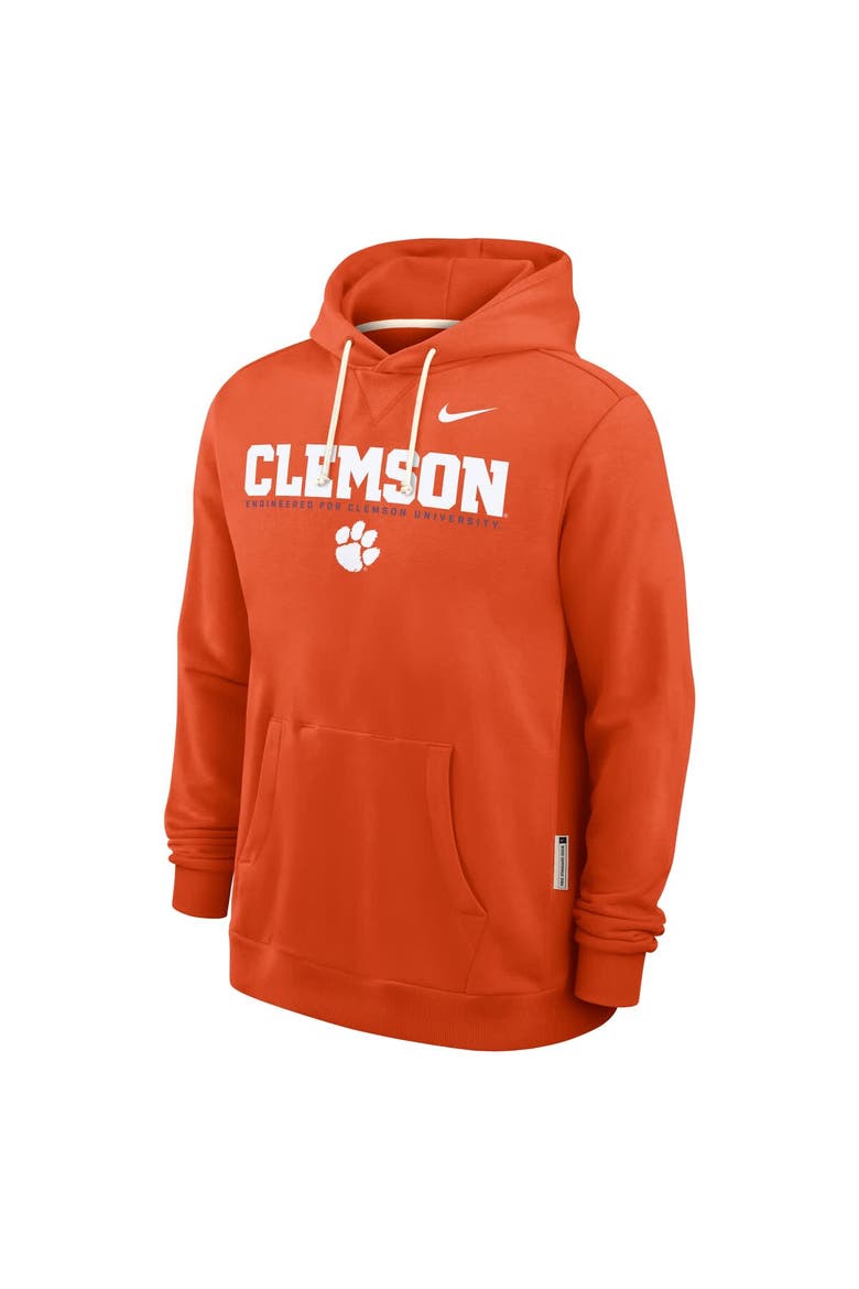 Men's Nike Orange Clemson Tigers 2025 Sideline Standard Issue Dri-FIT Hoodie, Alternate, color, Orange
