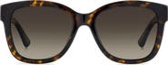Stuart Weitzman 53mm Gradient Square Sunglasses