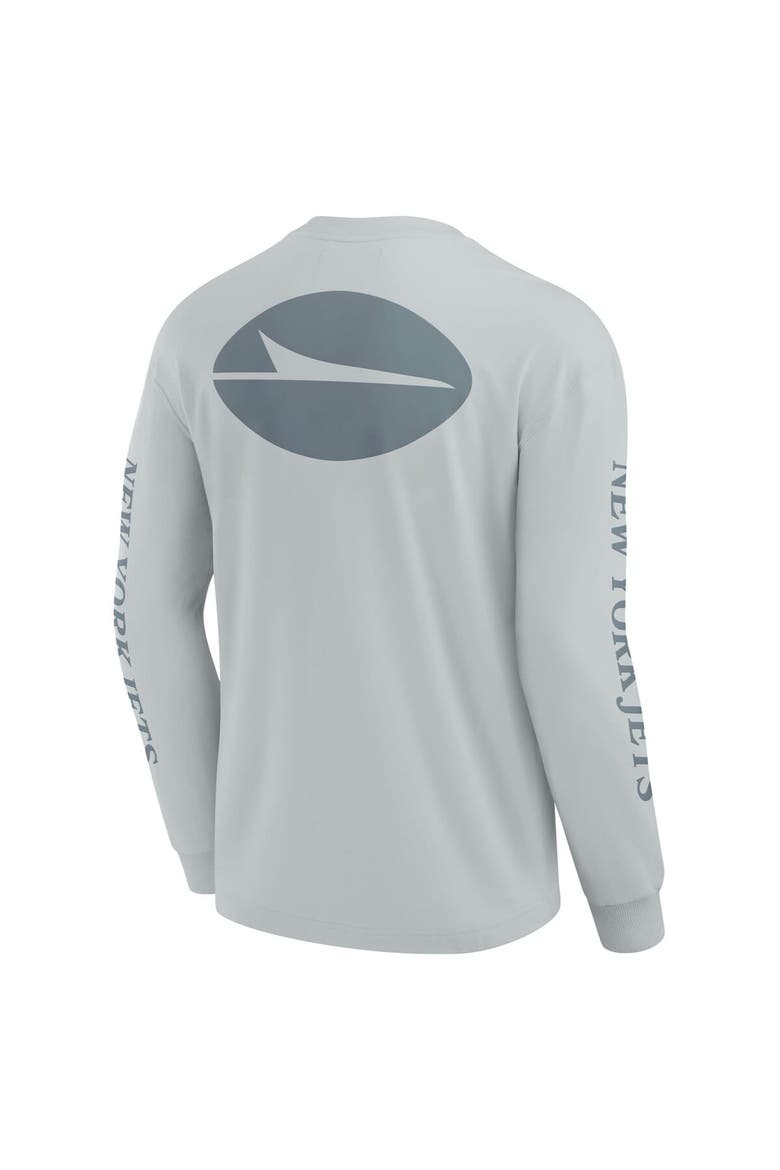 Unisex Fanatics Gray New York Jets Elements Strive Long Sleeve T-Shirt, Alternate, color, Gray