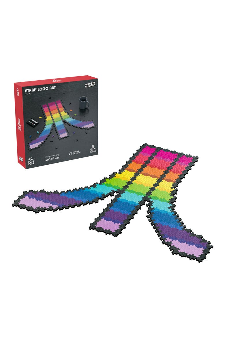 Atari Logo Puzzle by Number Set, Main, color, NO COLOR