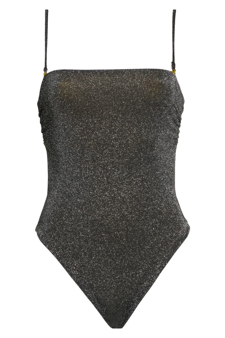 Ohana One-Piece Swimsuit, Alternate, color, BLACK