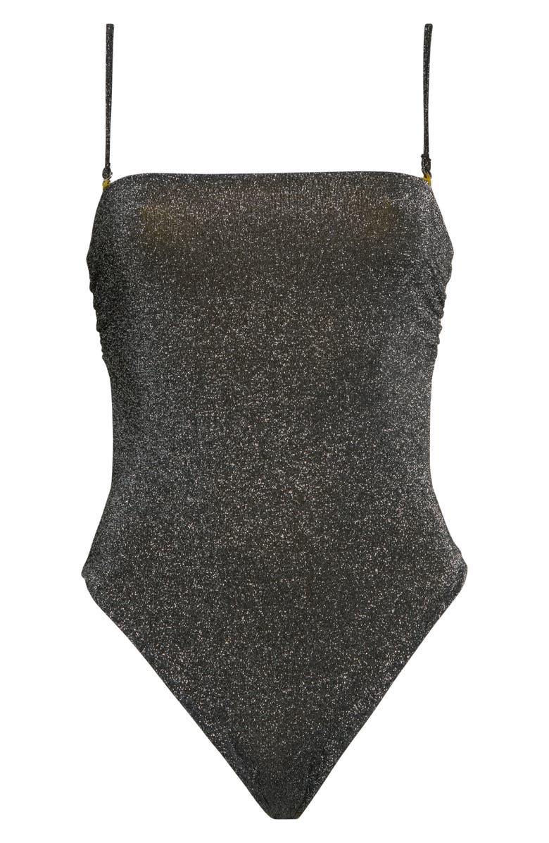 Maaji Ohana One-Piece Swimsuit, Alternate, color, Black