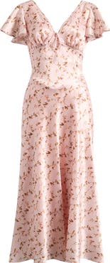 HOUSE OF CB Raye Floral Fit & Flare Dress