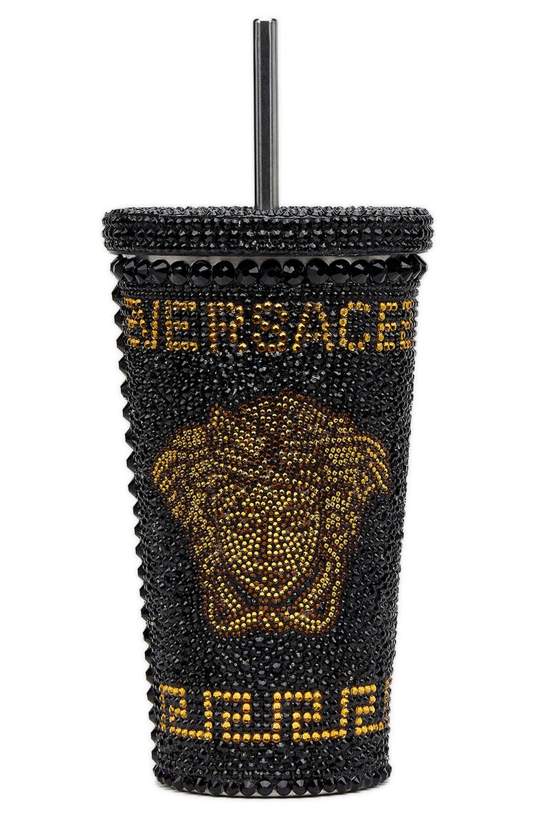 Versace Medusa Studs Travel Cup, Main, color, 