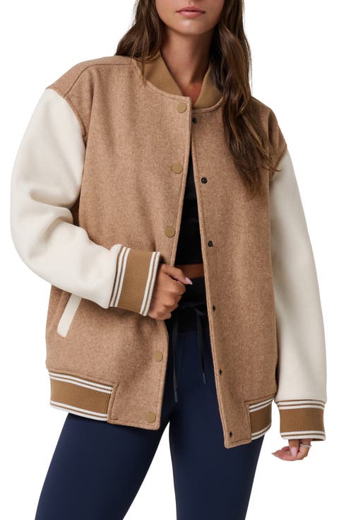 Clubside Varsity Bomber Jacket