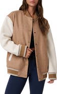 TravisMathew Clubside Varsity Bomber Jacket