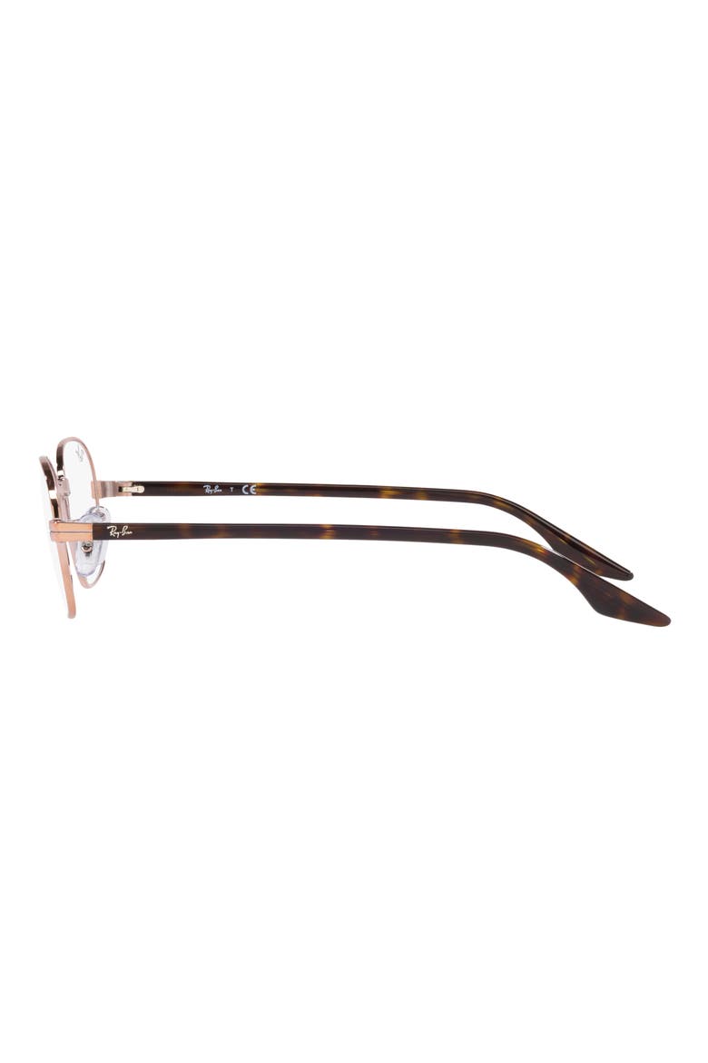 0RX3690V 51mm Pillow Optical Glasses, Alternate, color, COPPER
