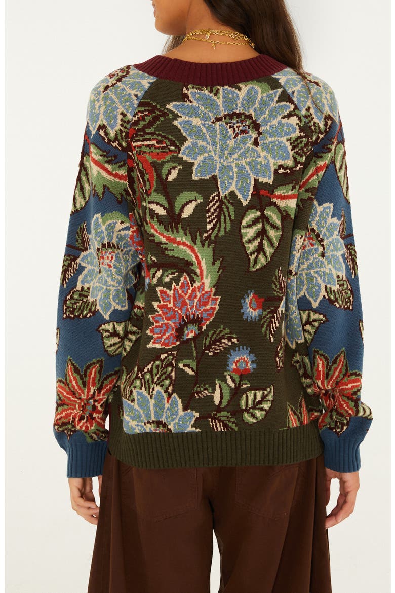 Mixed Delhi Floral Knit Cardigan, Alternate, color, DELHI FLORAL MIXED