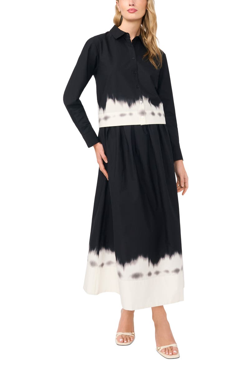 Cropped Button Up Top, Alternate, color, RICH BLACK