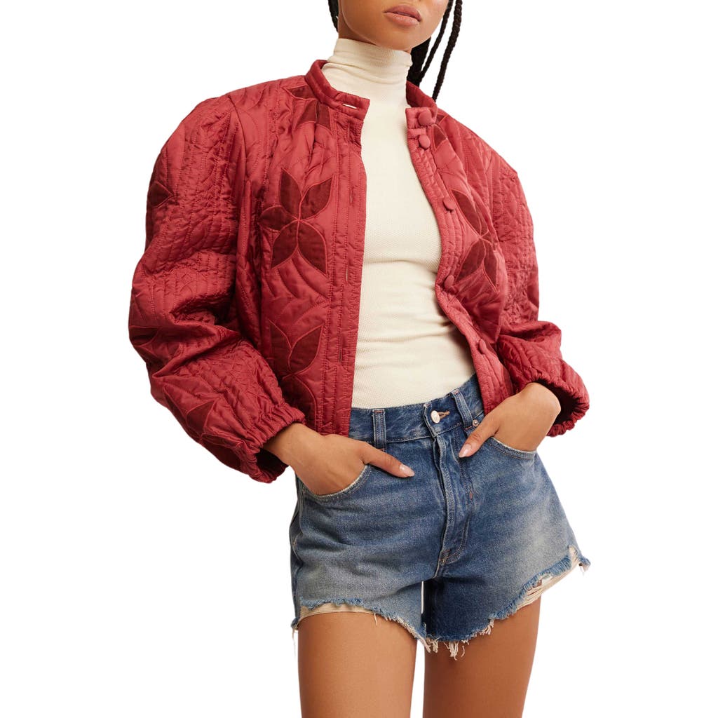 Shop Free People Quinn Quilted Crop Jacket