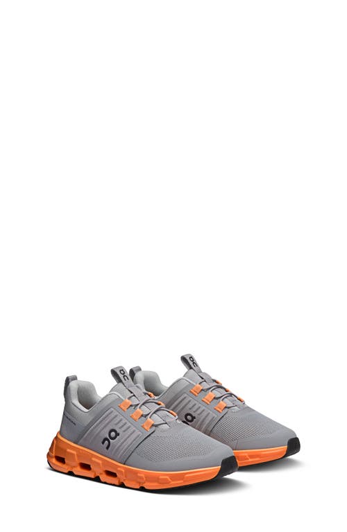 On Unisex Cloudswift Kids Running Sneakers - Toddler, Little Kid In Alloy/tangerine