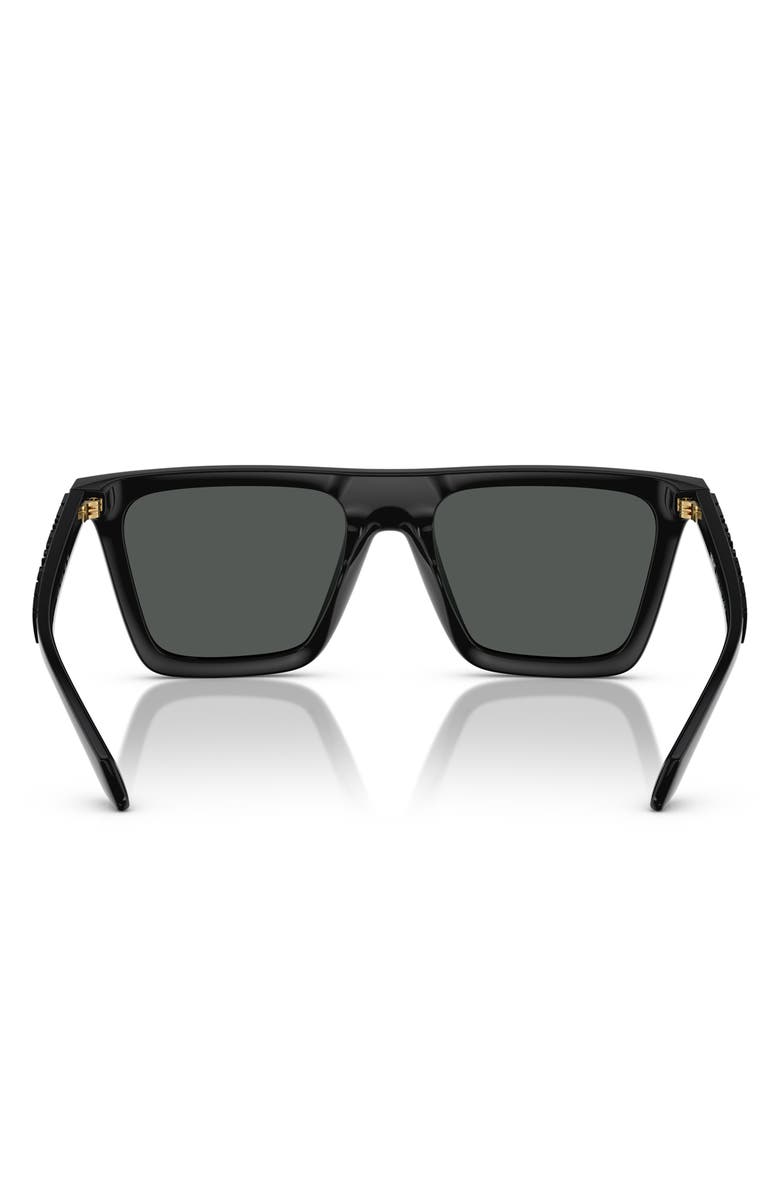Versace 53mm Rectangular Sunglasses, Alternate, color, 