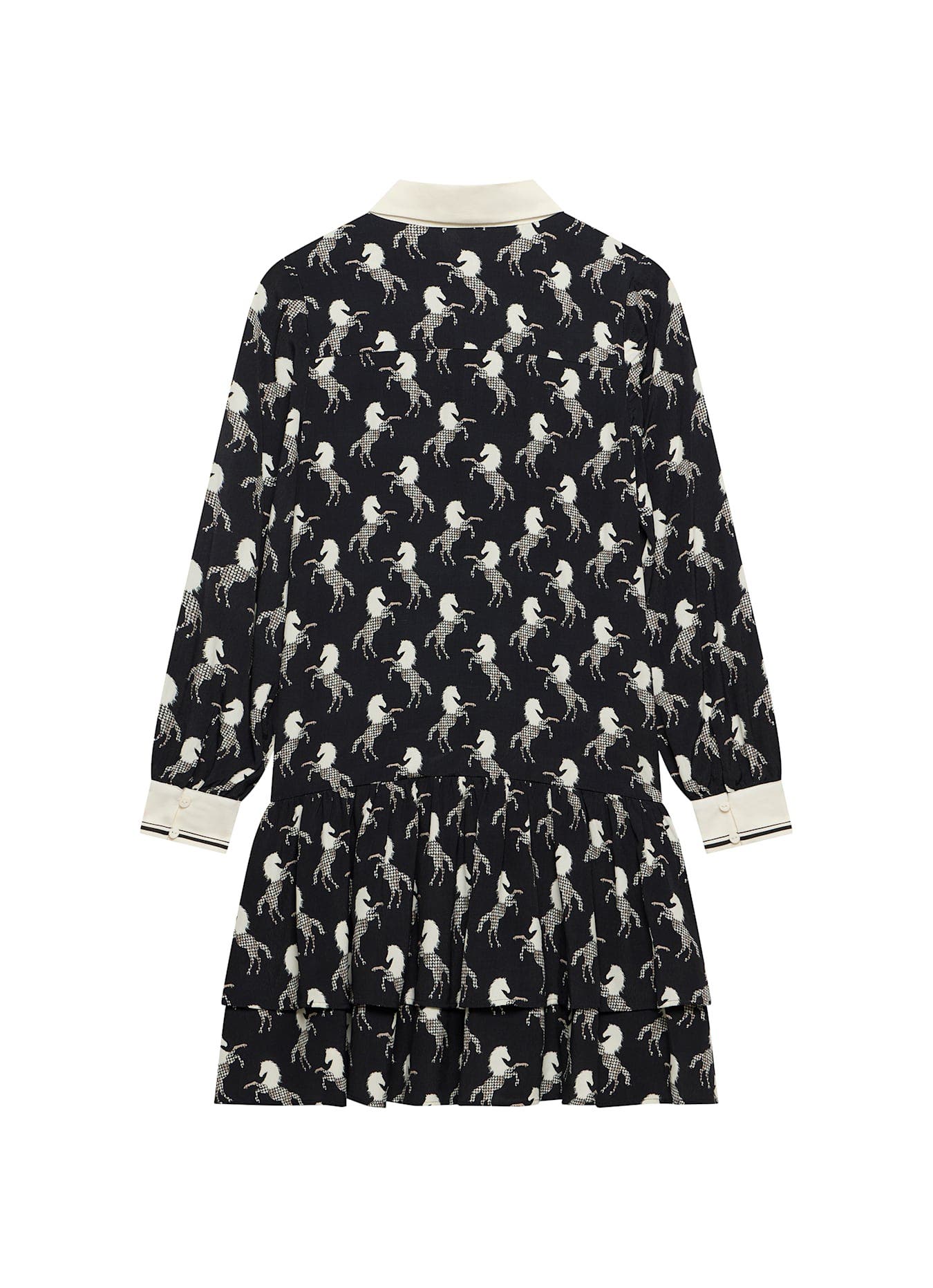 horse print shirt dress Horse Print Shirt Dress