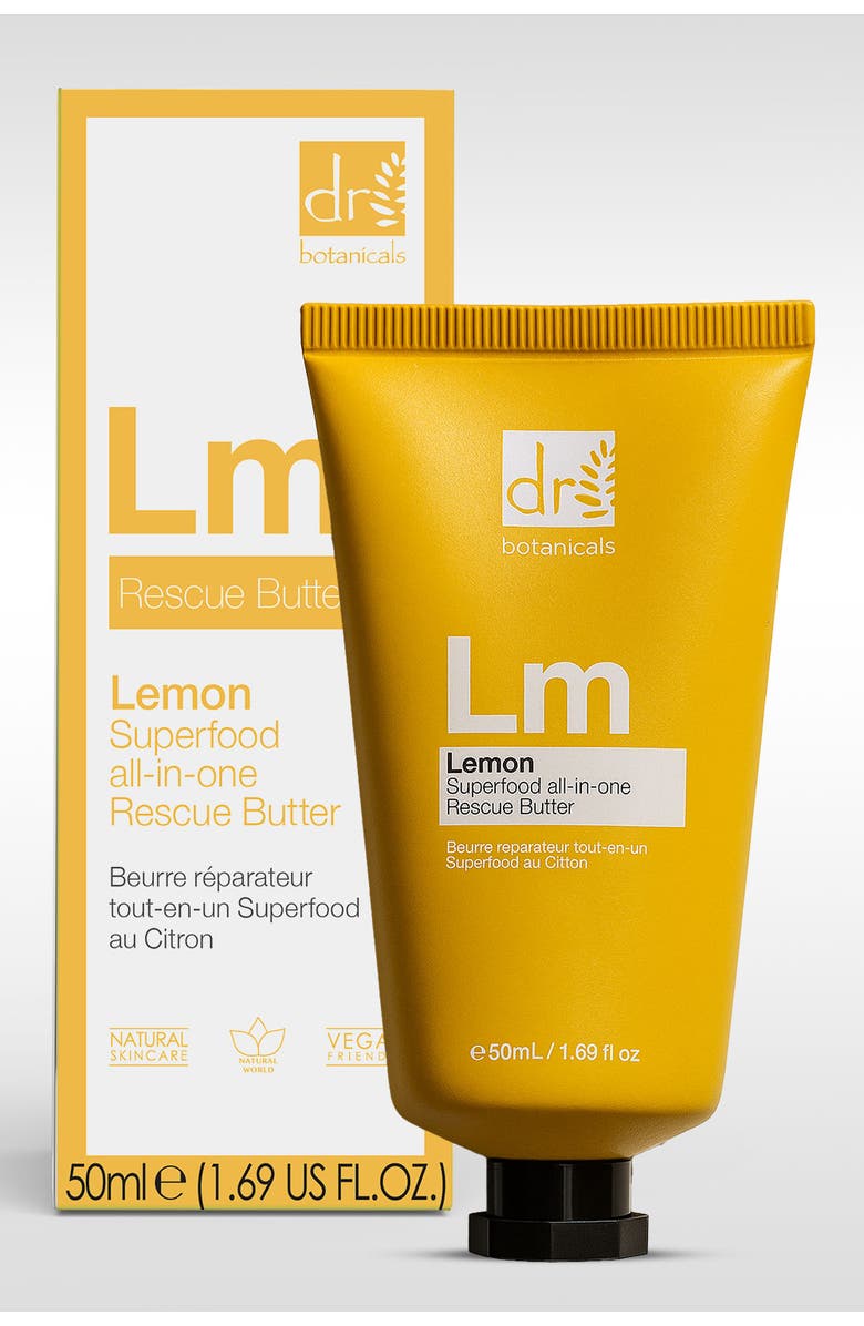 DR BOTANICALS Lemon Superfood All-In-One Rescue Butter 50ml, Alternate, color, White