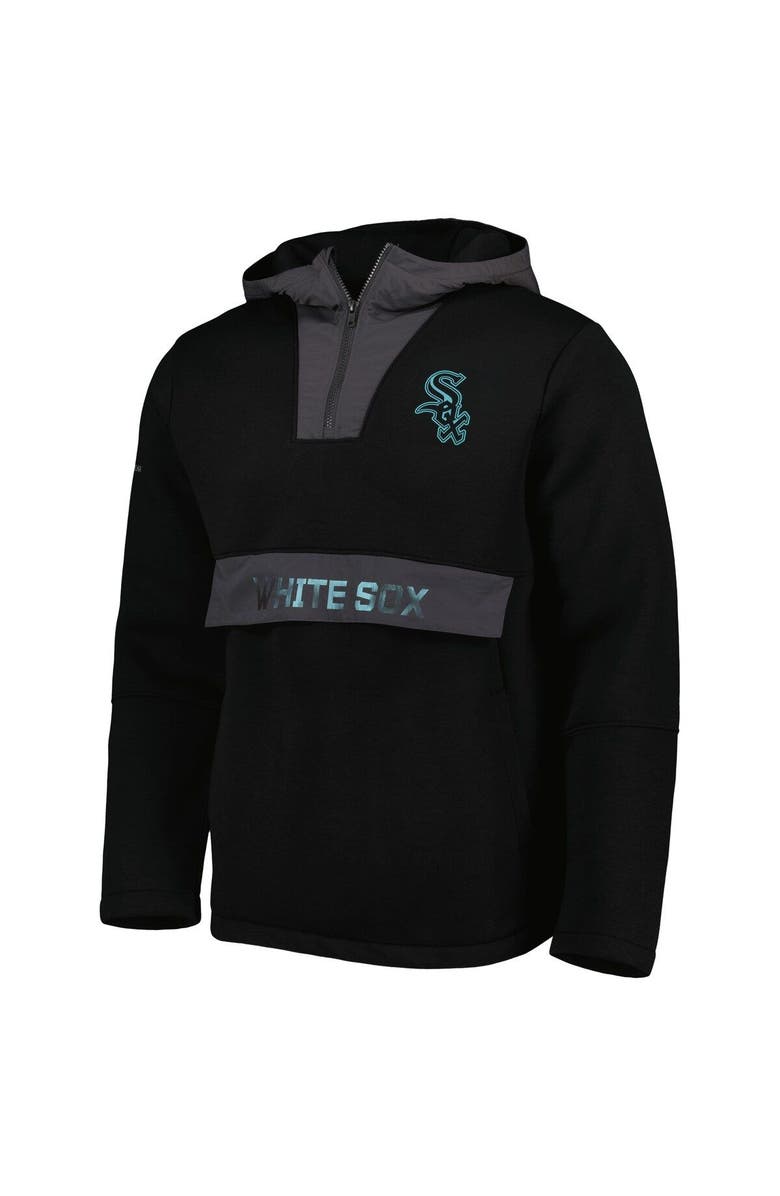 LEVELWEAR Men's Levelwear Black Chicago White Sox Ruckus Quarter-Zip Hoodie, Alternate, color, Black