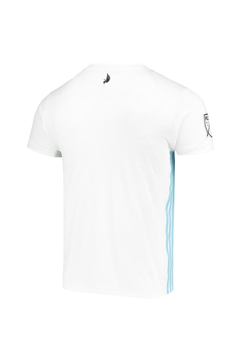 Men's adidas White Minnesota United FC 2020/21 Drift Replica Jersey, Alternate, color, White