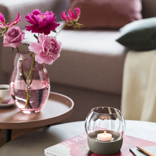 Villeroy & Boch Rose Garden Home Collection Vase In Pink