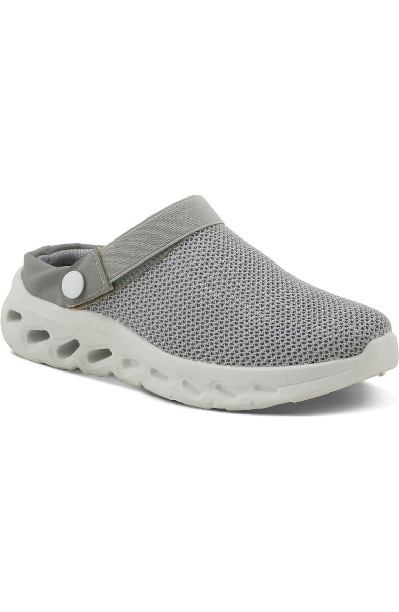Flexus by Spring Step Nix Clog Sneaker, Main, color, Grey
