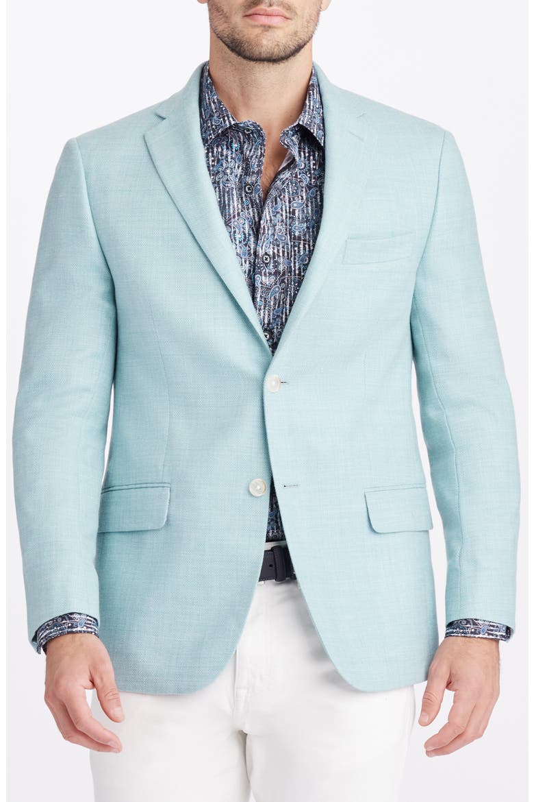 Benning Wool Blend Sport Coat, Main, color, MINT