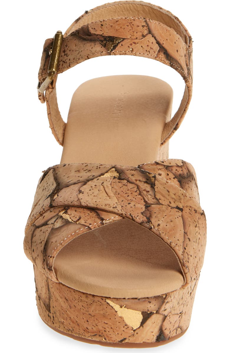 Chocolat Blu Cork Platform Sandal, Alternate, color, Gold Cork