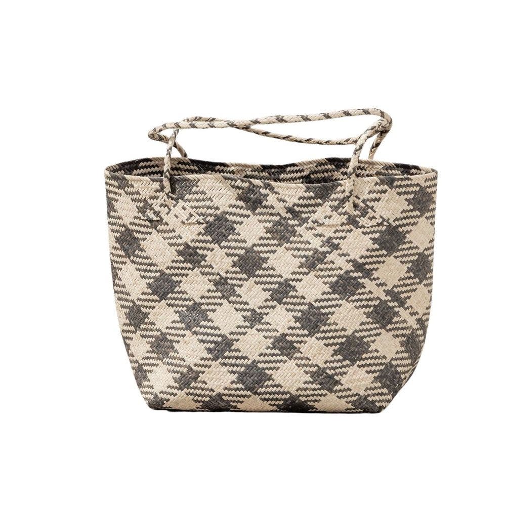 Village Thrive Avery Day Tote, Main, color, Plaid Motif