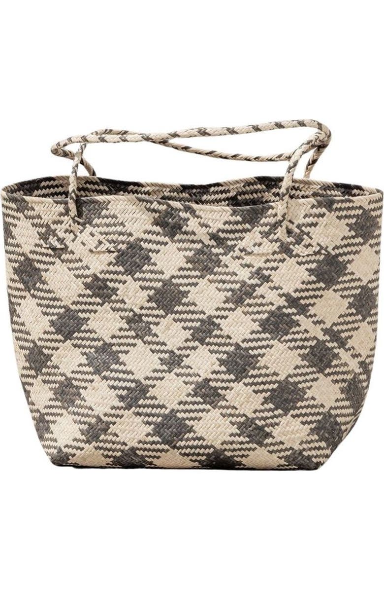 Village Thrive Avery Day Tote, Main, color, Plaid Motif