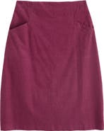 Seasalt Cornwall Forest View Floral Organic Cotton Corduroy A-Line Skirt