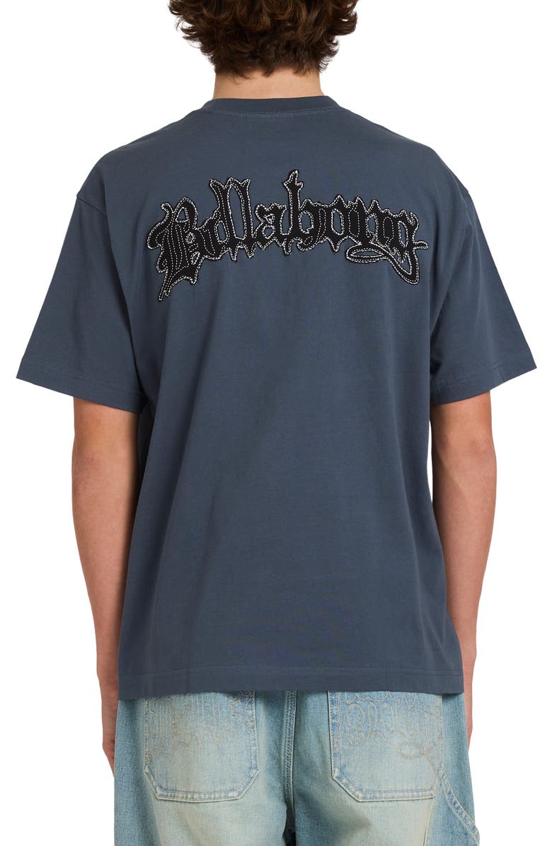 Billabong Arch Up Cotton T-Shirt, Alternate, color, Charcoal