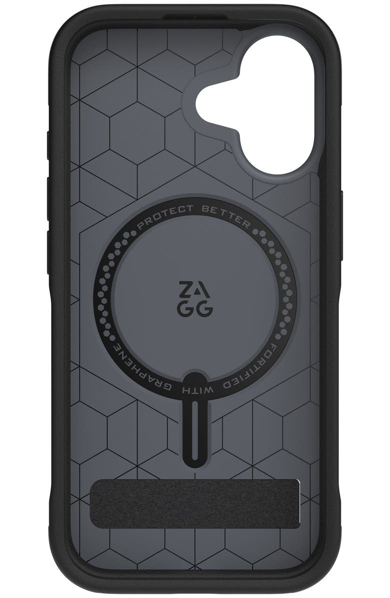 ZAGG Sedona Snap MagSafe Case with Kickstand, Alternate, color, Black