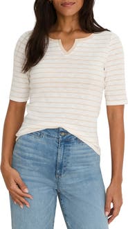 NZT by NIC+ZOE Stripe Cotton Top
