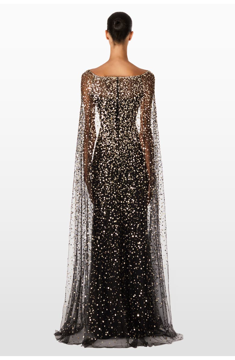 Jenny Packham Roman Dress, Alternate, color, Liquorice