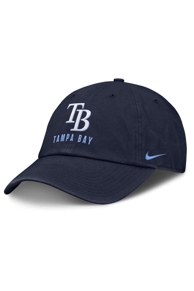 Men's Nike Navy Tampa Bay Rays Club Adjustable Hat, Main, color, Navy