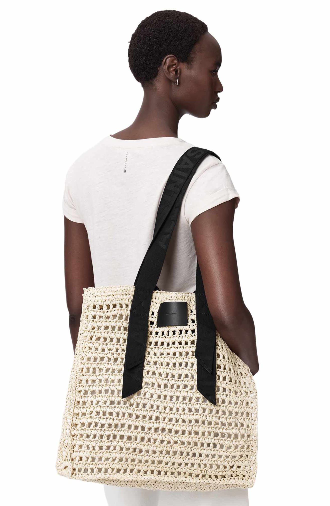 Lullah Straw Tote Bag, Alternate, color, UNBLEACHED WHITE