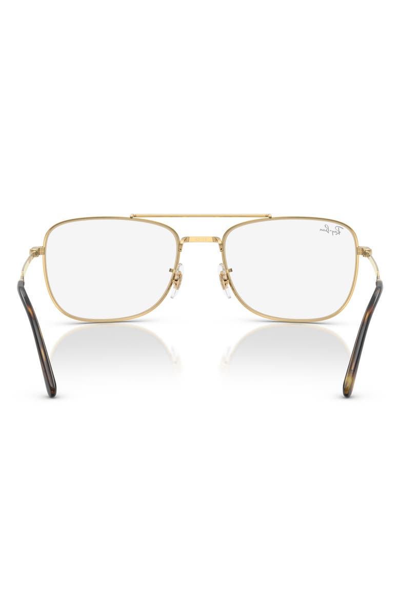 Ray-Ban 62mm Polarized Oversize Rectangular Transition Sunglasses, Alternate, color, Arista