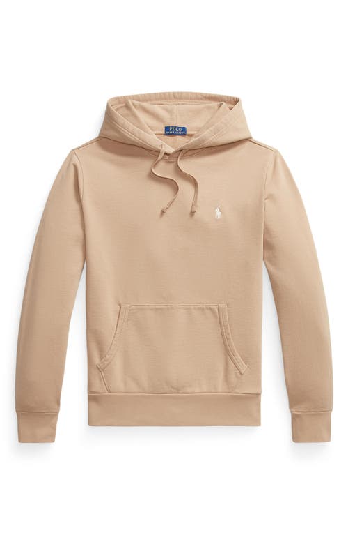 Polo Ralph Lauren Loopback Cotton Fleece Hoodie In Brown