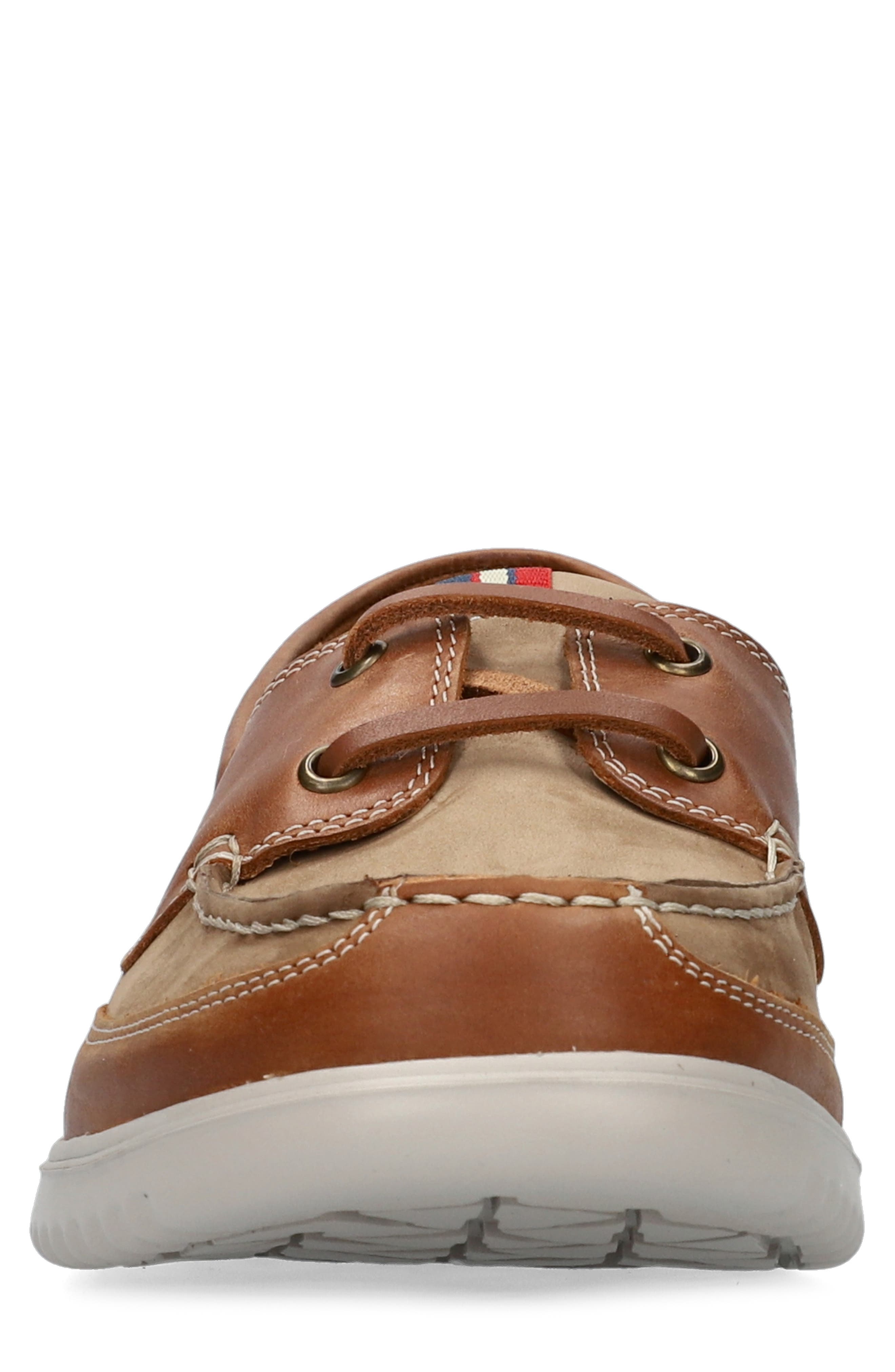 Mephisto Trevis Boat Shoe, Alternate, color, Taupe Leather