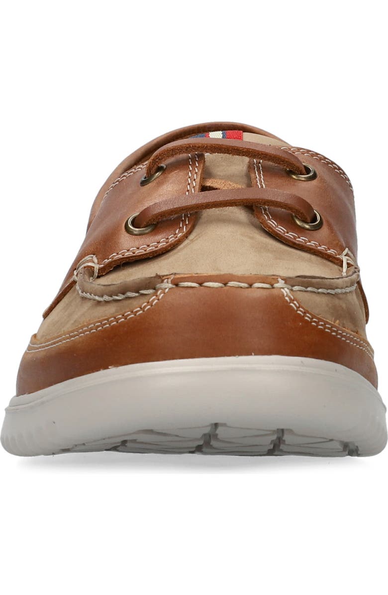 Mephisto Trevis Boat Shoe, Alternate, color, Taupe Leather