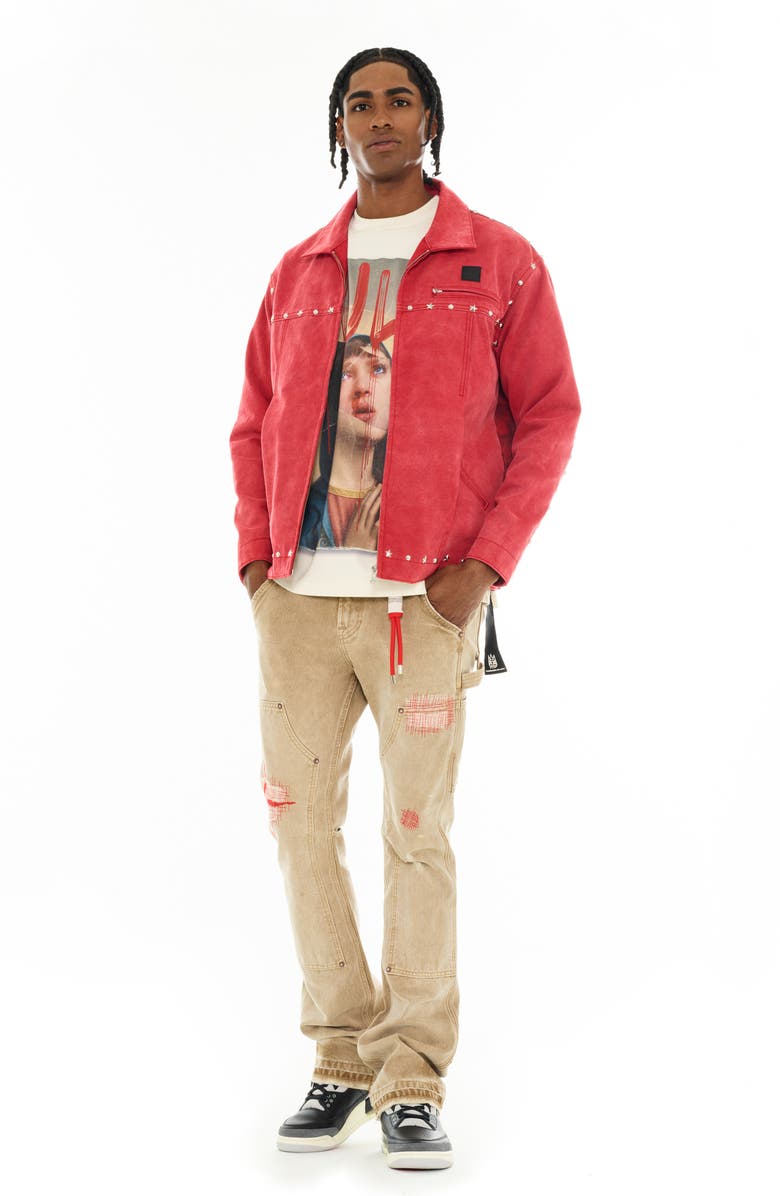 Cult of Individuality Cotton Canvas Workwear Jacket, Alternate, color, 