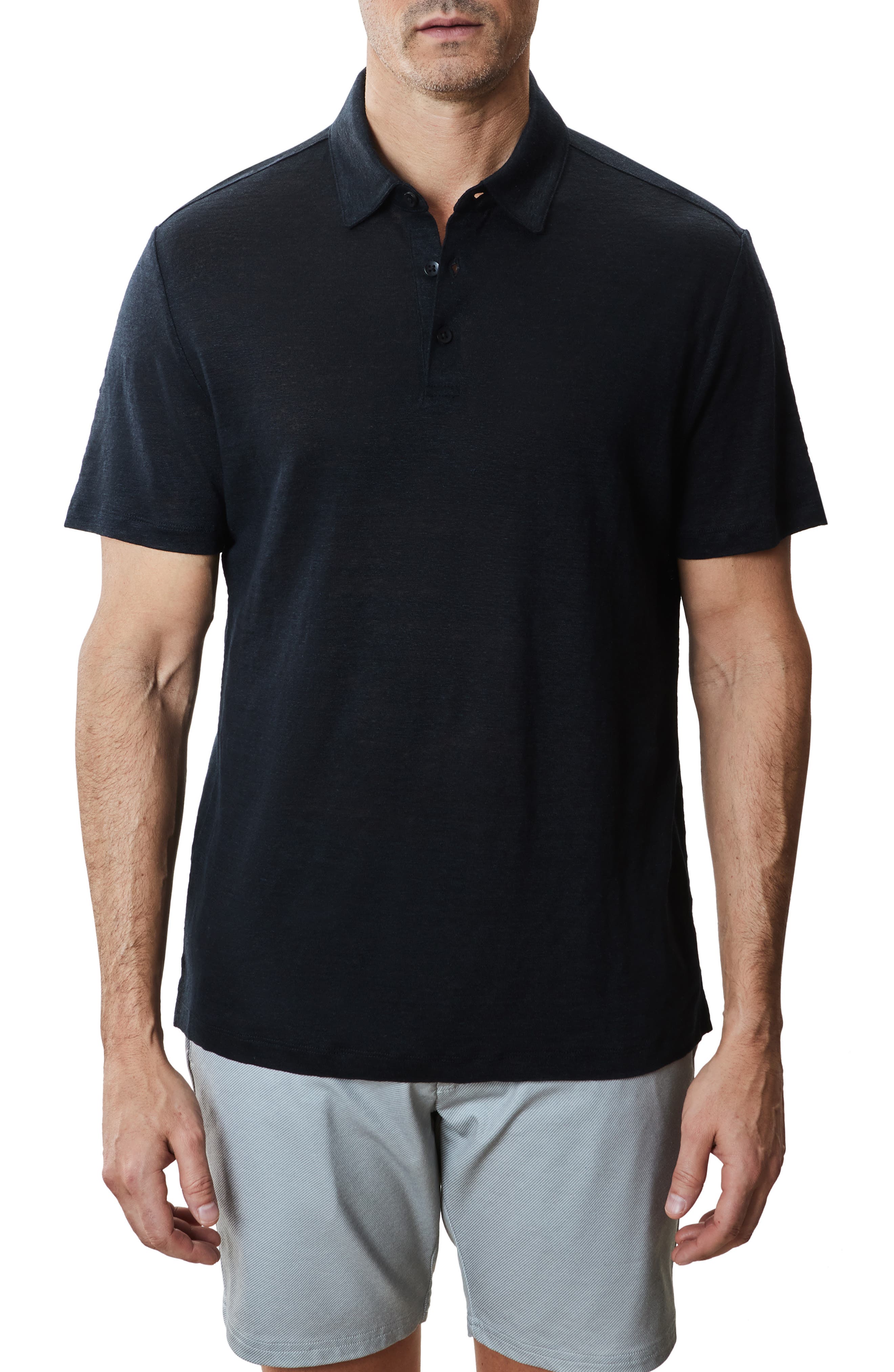 Robert Barakett Boyce Linen Polo