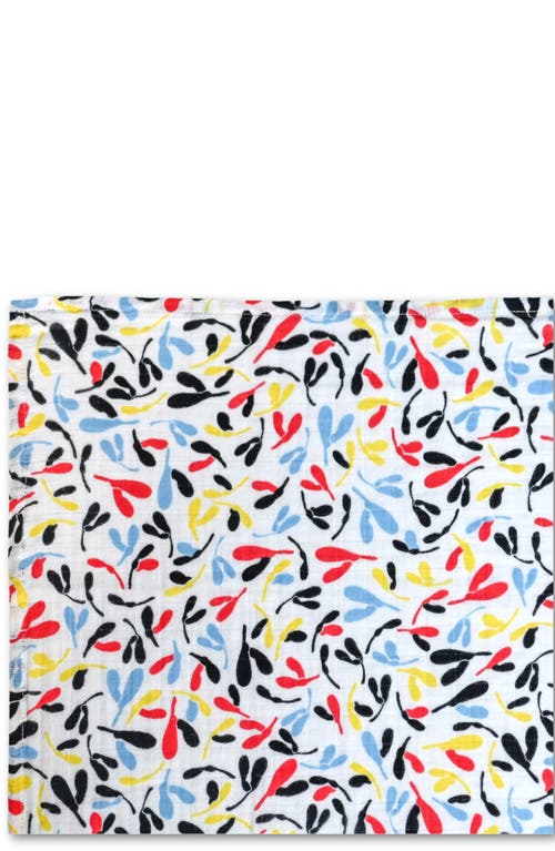 Etta Loves Xl Sycamore Sensory Organic Cotton Muslin Blanket In Sycamore Print
