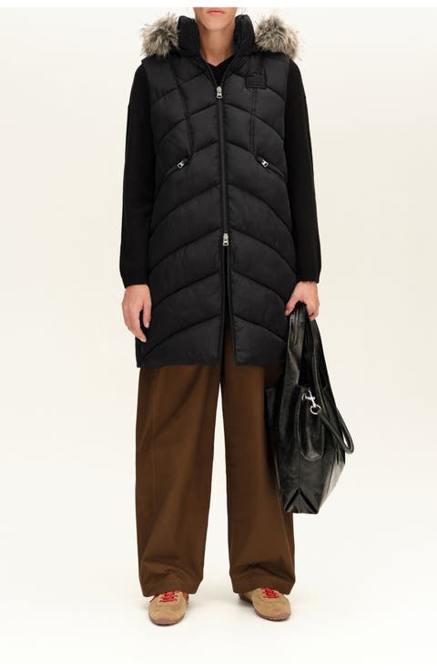 Technical Vest With Detachable Hood