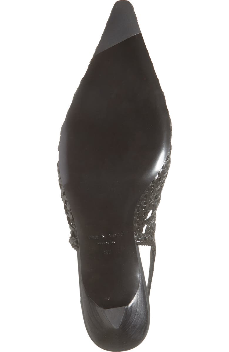 rag & bone Brynn Slingback Pump, Alternate, color, Black Woven